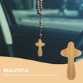 thumbnail image 2 of MLINS 8 pcs  Prayer Wooden Crosses Desktop Small Cross Holding Cross Christian Catholicism Cross, 2 of 8