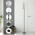 thumbnail image 6 of Sunmory Floor Lamp, Floor Lamps for Living Room/Bedroom/Office, Standing Lamp with LED Bulb, 3 Color Temperature Tall Lamp, Suitable for Modern/Boho/Farmhouse and Other Home Decor Styles, 6 of 7