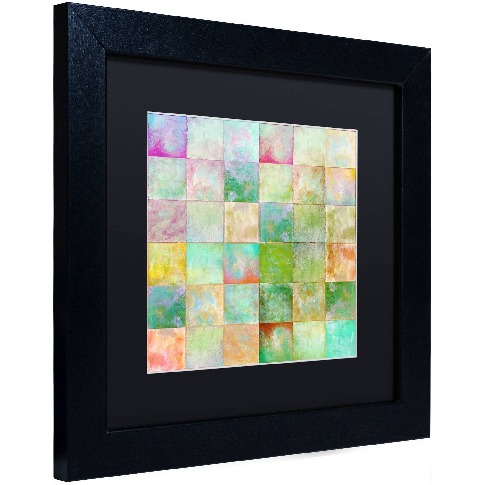 Trademark Fine Art "Paintbox" Canvas Art by Color Bakery Black Matte, Black Frame
