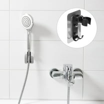 Amosfun 1Pc Black Shower Nozzle Holder Adjustable Sprinkler Bracket Bathroom Stand