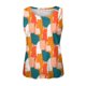 thumbnail image 2 of Crop Tank Top Camisetas sin mangas de verano informales para mujer, camisetas sin mangas sexis de playa con cuello redondo, camisetas básicas sin mangas (Orange, XXL), 2 of 4