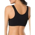 thumbnail image 6 of Fruit of the Loom Women's Built Up Tank Style Sports Bra Value Pack 44 Black/White/Heather Grey/Black/White/Heather Grey 6-pack, 6 of 7