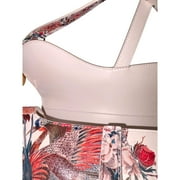 Dior Floral and Bird Print Leather Saddle Bag