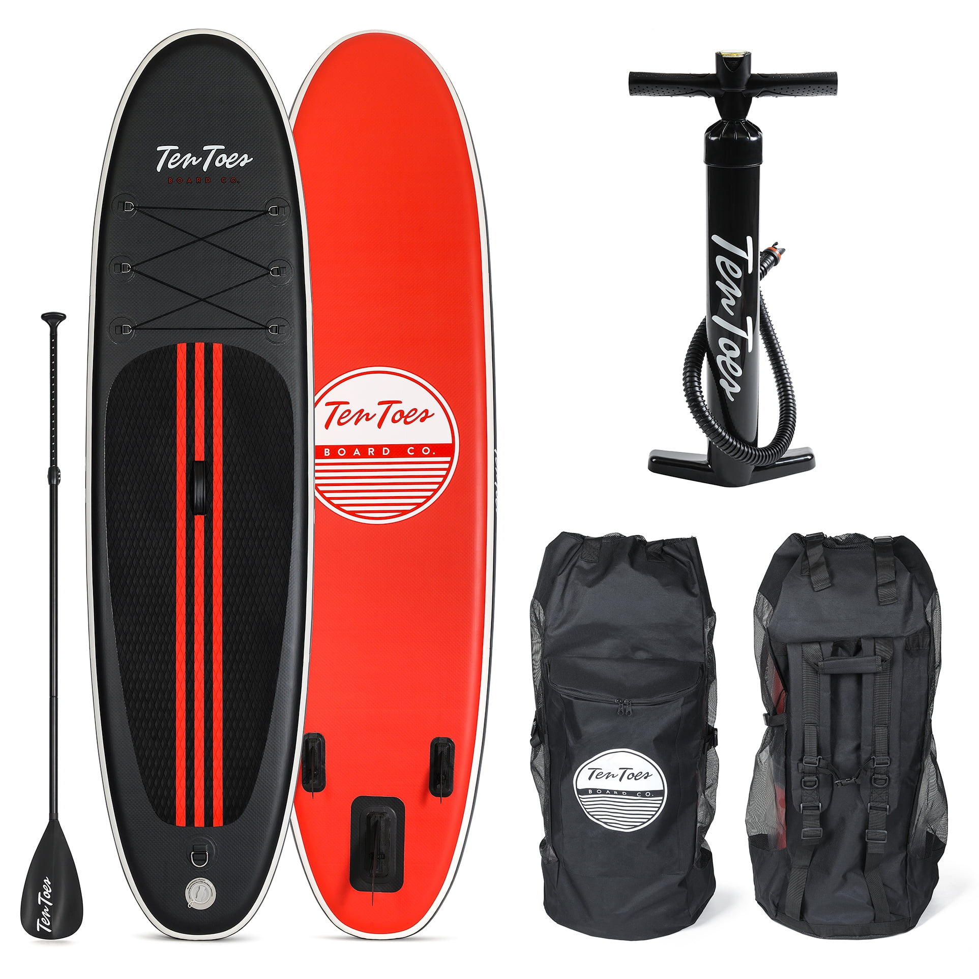 Ten Toes Weekender Inflatable Stand Up Paddle Board Bundle, 10