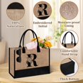 thumbnail image 2 of Juego de bolsas AYGE con iniciales personalizadas de yute de 43 x 18 x 29 cm, 2 of 7