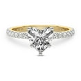 thumbnail image 2 of 2 Carat IGI Certified Heart Shape Lab Grown Diamond Engagement Ring | 14K Yellow Gold | Emily Eternity Lab Diamond Ring | FG-VS1-VS2 Quality Friendly Diamonds, 2 of 5