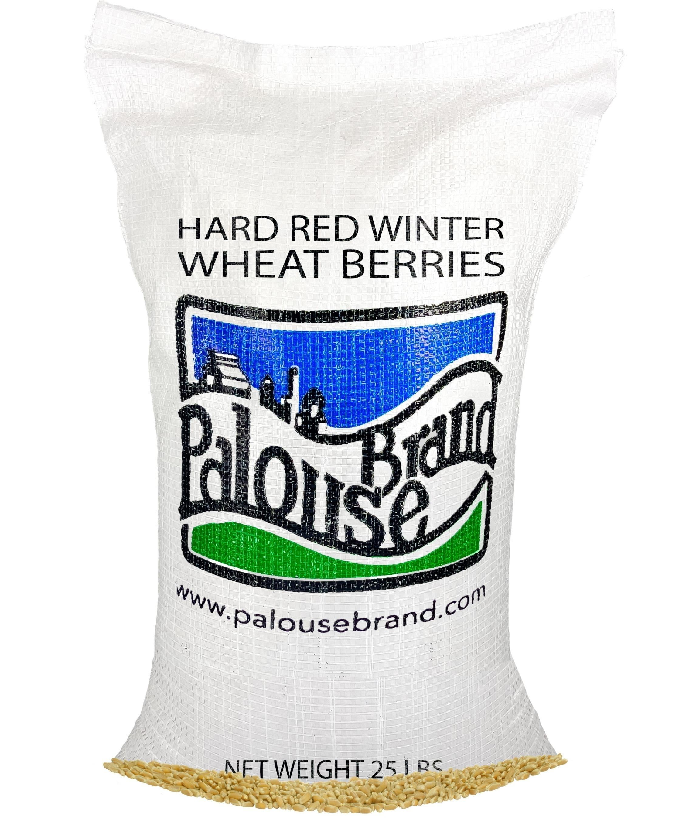 Hard Red Winter Wheat Berries 25 lbs Palouse Brand Whole Grains