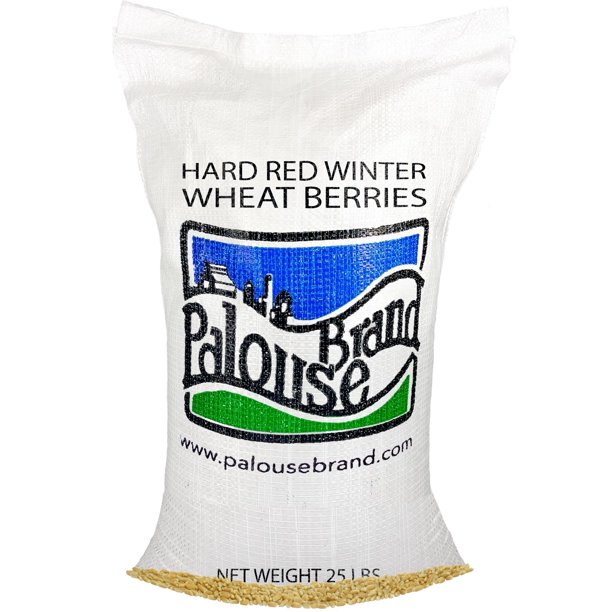 Hard Red Winter Wheat Berries 25 lbs Palouse Brand Whole Grains