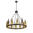 thumbnail image 3 of Meyda Tiffany 192173 Tuscan Vineyard 12 Light 42" Wide Ring Chandelier, 3 of 4