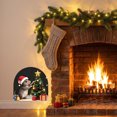 thumbnail image 4 of Cififendec Christmas 2D Mouse No Glue Wall Stickers, 5.91", Arch Shaped Cute Holiday Mouse Decal for Xmas Fireplace Surround Applying, 4 of 6