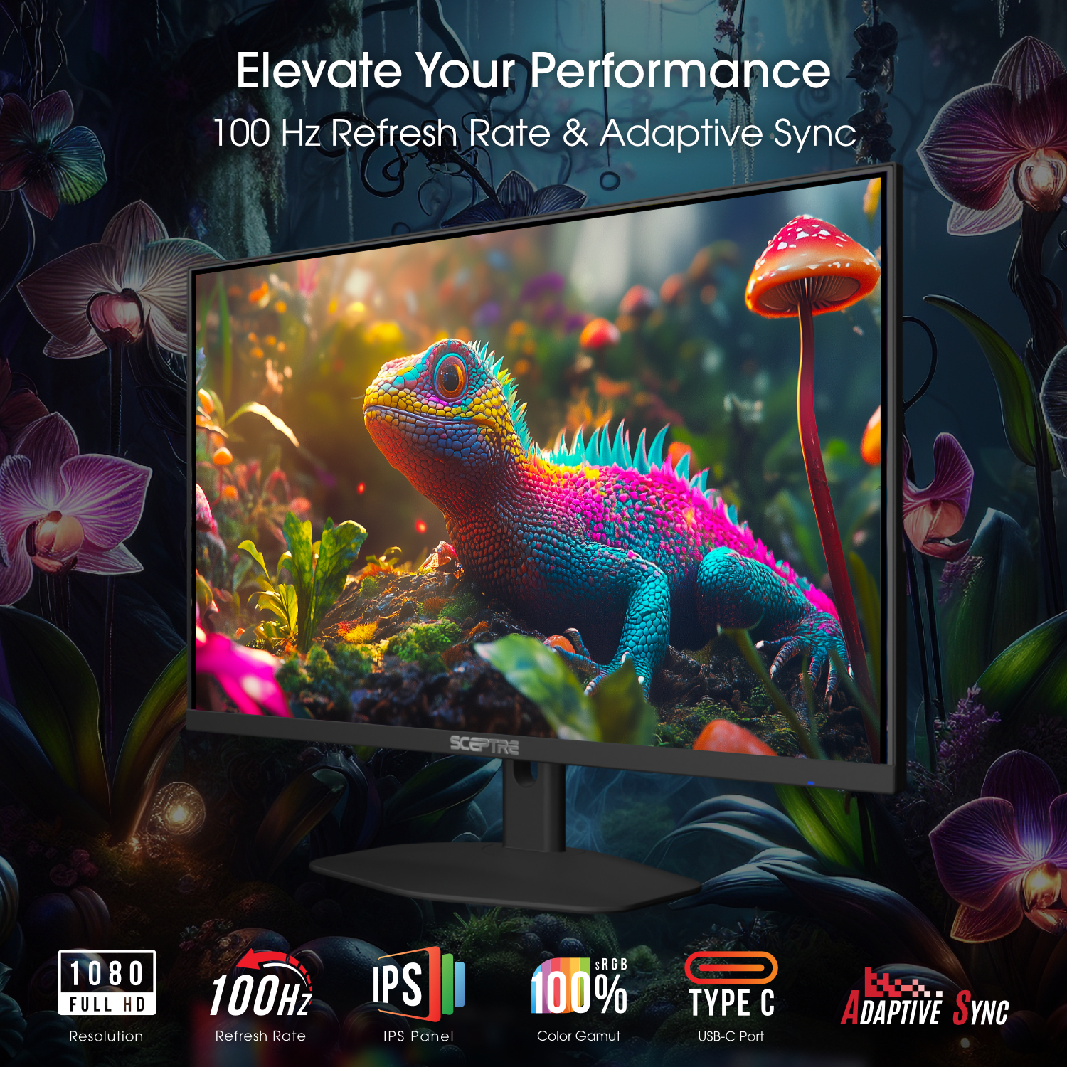 Sceptre New IPS 27-inch Gaming Monitor 100Hz D HDMI Build-in Speakers 2026