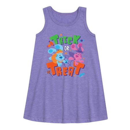

Blue s Clues - Trick Or Treat - Toddler and Youth Girls A-line Dress