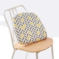thumbnail image 1 of Nvzi Cojines para silla de comedor de algodón para silla de cocina (gris 3, juego de 2), 1 of 5