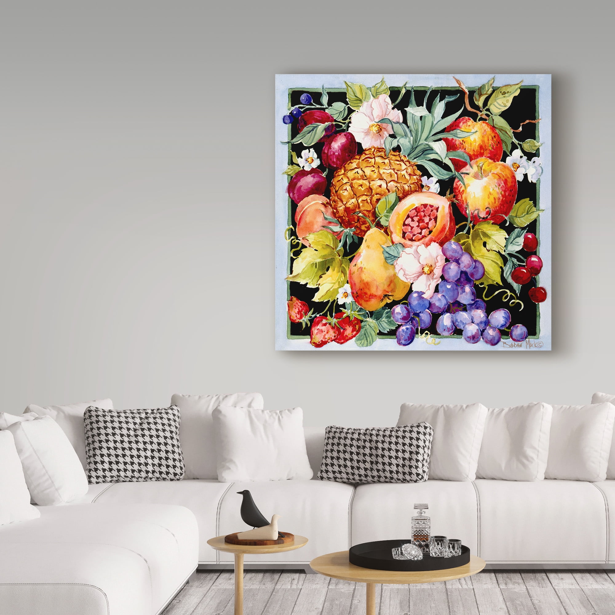 Trademark Fine Art 'Bright Summer Fruits' Canvas Art by Barbara Mock