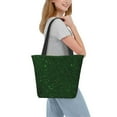thumbnail image 6 of Bingfone Emerald Green Sparkling Women Shoulder Tote Bags Casual Bag Ladies Shopping Handbag, 6 of 6