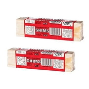 Nelson Wood Shims 8 12 Pack - Kiln Dried Wood - Set of 2 Total 24 Shims