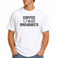 thumbnail image 2 of Coffee and Spreadsheets T-Shirt – Accountant Humor – Office Wear Gift, 2 of 6