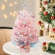 thumbnail image 4 of Mini Árbol Navideño de Mesa, Estrella Led y Adorno, Modos de Brillo, Base Estable, Decoración Navideña para Interiores, Celebraciones de Navidad y Año Nuevo, Hongo con Pilas, Material de Pvc, 30 Cm, 4 of 6