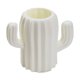 thumbnail image 2 of Jarrón de plástico para flores | Jarrón decorativo para bodas, eventos, hogar y oficina | Rosa, blanco o verde | 11,4 cm de alto, 2 of 6