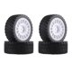 thumbnail image 1 of 66Mm 1/10 RC Car Tires En Road Touring Drift Car Tire Ruedas Para TT01 TT02 TT02B XV01 TA06 PTG-2 ,Blanco, 1 of 5