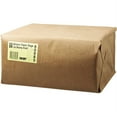 General Supply Duro Fold Top Paper Bag, 25 lbs, Brown, 500 Ct