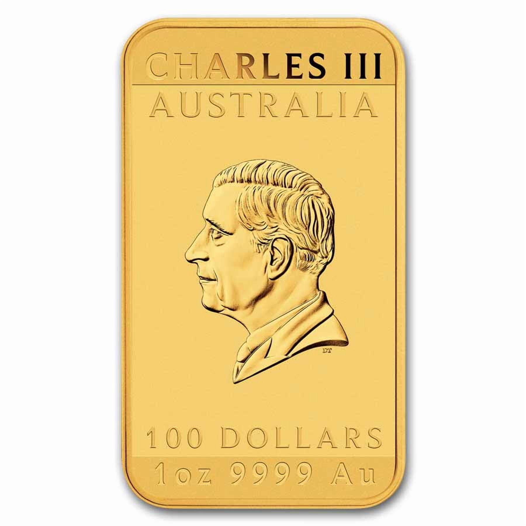2025 Australia 1 oz Gold Dragon Rectangular Coin BU