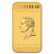 2025 Australia 1 oz Gold Dragon Rectangular Coin BU
