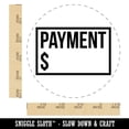 thumbnail image 2 of Payment Reminder Money Bill Rubber Stamp for Scrapbooking Crafting Stamping - Large 1-1/4 Inch, 2 of 7
