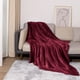 thumbnail image 4 of Frazada Manta de franela de terciopelo rojo,suave,a cuadros,para sofá o cama,para todas las estaciones (1 pieza). Rkxzt, 4 of 8
