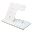 thumbnail image 1 of Wireless Charger, Plastic Wireless Charging Station 3 In 1  For Headsets White,Black, 1 of 8
