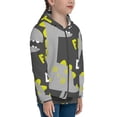 thumbnail image 5 of Kdxio Cute Dinosaur Pattern Kids Boys Girls Zip Up Hoodie 3D Printed Hooded Sweatshirt Hoody Coat with Pocket 7-12 Y-Small, 5 of 6
