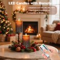 thumbnail image 4 of Lámpara VEEKI Pine Bark, 15 cm, velas LED sin llama, control remoto, 4 of 7