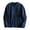 Navy, variant on YUGYXL Men's Casual Crewneck Sweatshirts Colorblock Long Sleeve Pullover with Chest Pocket Black XXXL