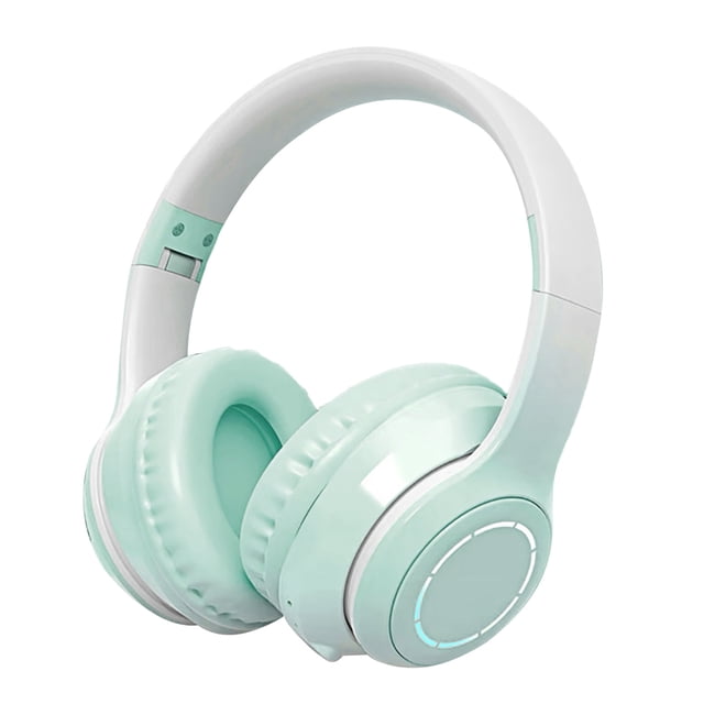 Foldable Headphone with Heavy Bass, Noise Cancelling, Headset for Phone Laptop, Gradient Color, Light