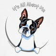 thumbnail image 3 of CafePress - Boston Terrier IAAM Full Kids Light T Shirt - Light T-Shirt Kids XS-XL, 3 of 4
