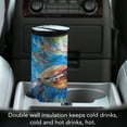 thumbnail image 5 of Highland Home "Bright Sea Turtle" 17 oz. Double Wall Stainless Steel Tumbler w/Lid, 5 of 6