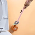 thumbnail image 4 of LYCAQL Toilet Bowl Brush Holder Set,Toilet Brush Silicone,Bathroom Deep Cleaning Toilet Cleaner Scrubber,Under Rim Dead Corner Clean for Motorhome Creative Silicone Toilet Brush with Storage, 4 of 9