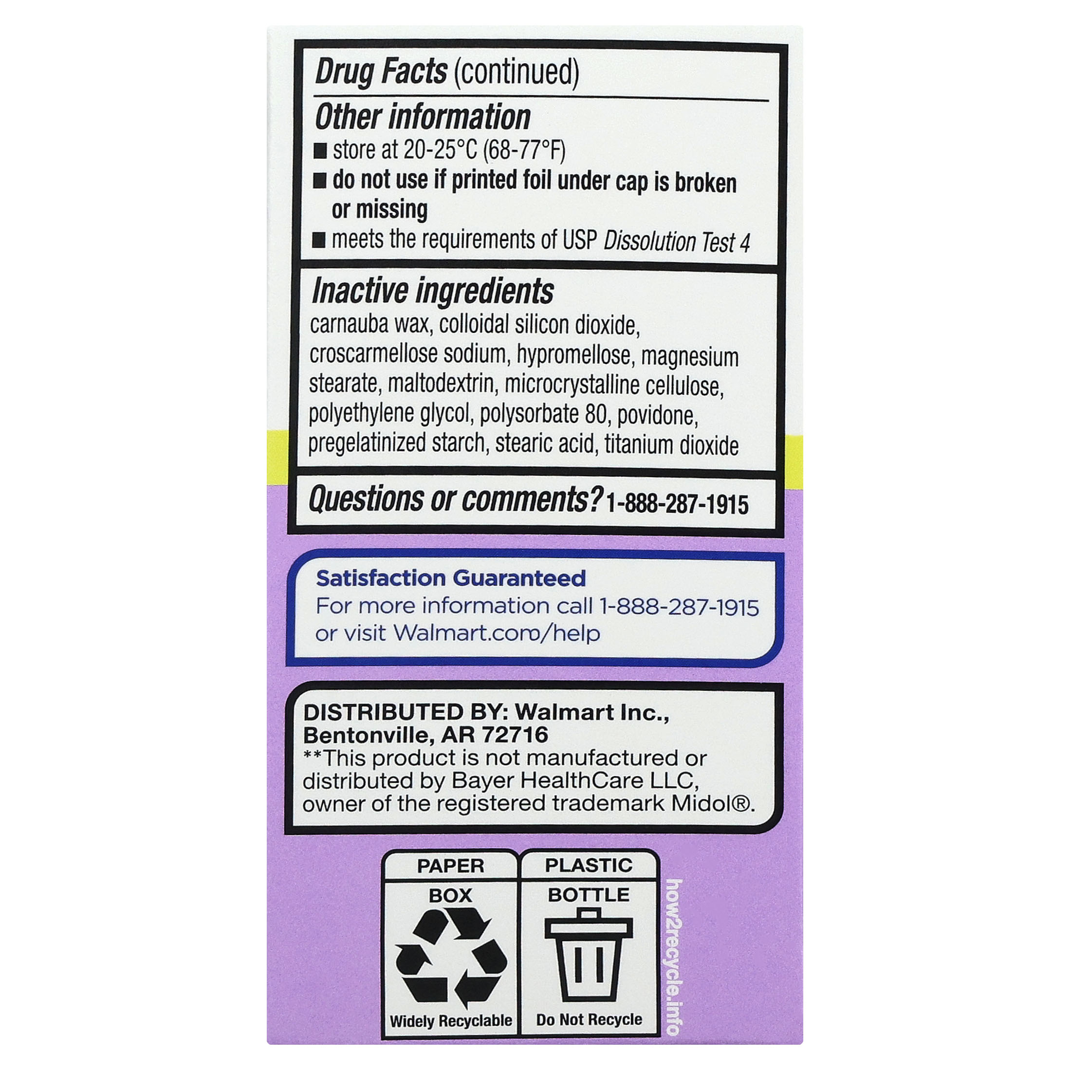 Tabletas de Alivio de Larga Duración para el Dolor Menstrual, Acetaminofén de Liberación Prolongada, Alivio de 8 Horas, 20 unidades 7