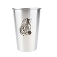 thumbnail image 2 of Vasos de material acero Inoxidable de 350 Ml / 500 Ml, Vasos de Metal para Bebidas Frías, de Cerveza Libres de Tóxicos, Perfectas para Diario en Int 500ml shamjiam Vaso de pinta de acero inoxidable, 2 of 8