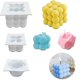 thumbnail image 1 of Juego de 3 moldes de silicona para velas, molde para velas de cera de cubo de burbujas 3d (grande y pequeño) JAMW Sencillez, 1 of 3