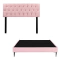 thumbnail image 1 of Recámara Queen Size Trinity Arlo Pink con Cabecera + Base Cama Slim, 1 of 8