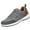 Grey, variant on XIMIN Men's Sneakers Low-top Sports Shoes Round-Toe Casual Outdoor Comfortable Non-Slip Walking Running Lace-up Travling Fashion Simple Shoes