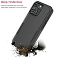 thumbnail image 5 of For iPhone 16 Pro Case, Shockproof Phone Case for Apple iPhone 16 Pro 6.3", Tekcoo Military Grade Protection Heavy Duty Cute Bumper Dual Layer Rugged Sturdy Durable Cover - Black, 5 of 10