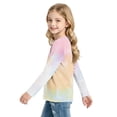 thumbnail image 3 of Abcomgle Long Sleeve T Shirts for Girls 10-12 Trendy Tie Dye Crewneck T Shirts for Girls Winter Basic Girls Tops Cotton Girls Blouses, 3 of 5