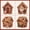 C, variant on DIY Diamond Art Painting Gingerbread House Kit, DIY Wooden Christmas Craft Kits, Wooden Assembled Little House Set Mosaic Making Kits for Christmas Tree Holiday Party Decor