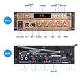 thumbnail image 6 of Bluetooth Power Stereo Audio Amplifier 300W+300W 2Channel FM USB SD Home KTV Cinema Radio Music Player Class D Amplifier Car Amp ,Multiple Applications, 6 of 6