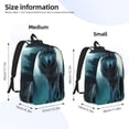 thumbnail image 2 of Easygdp Wolf Mochila de Lona Resistente para Laptop, Compatible con Laptops de 15 a 17 pulgadas, Ideal para Escuela, Trabajo y Viajes-Medium, 2 of 5