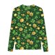 thumbnail image 4 of Blusas y camisas de manga larga con cuello redondo y estampado de San Patricio para niños, blusa informal de manga larga con cuello redondo, blusa de poliéster para niñas, 4 of 4