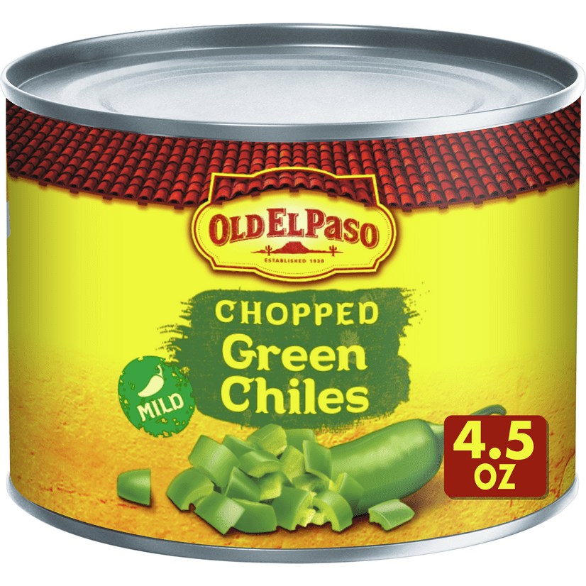 Old El Paso Chopped Green Chiles, 4.5 oz
