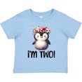 thumbnail image 3 of Inktastic 2nd Birthday Party Penguin 2 Year Old Girl Girls Toddler T-Shirt, 3 of 5